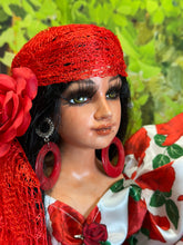 Load image into Gallery viewer, Gipsy Porcelain doll,Muñeca Gitana