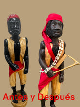 Load image into Gallery viewer, Congo Africano,Siete Rayos,Tallado En Madera