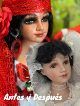 Load image into Gallery viewer, Gipsy Porcelain doll,Muñeca Gitana