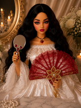 Load image into Gallery viewer, Set de Abanico y Espejo (Para Muñeca )