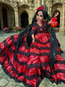 Gipsy ,doll,Gitana ,española ,Flamenco