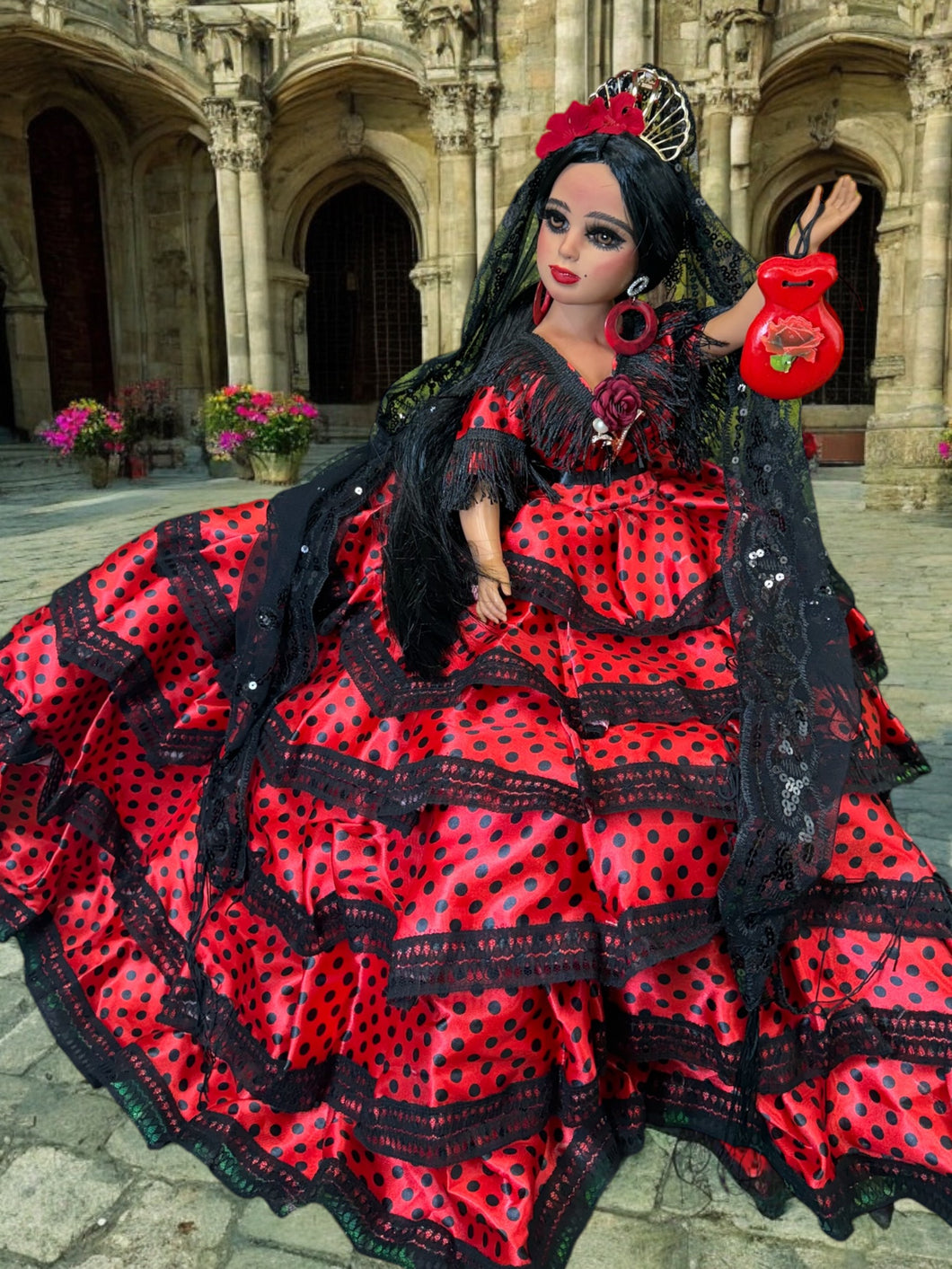 Gipsy ,doll,Gitana ,española ,Flamenco