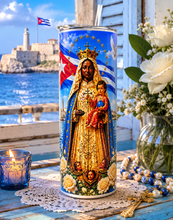 Load image into Gallery viewer, Vaso Térmico Personalizado Virgen De Regla  (Bandera Cubana ) (copia)