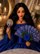 Load image into Gallery viewer, Set de Abanico y Espejo (Para Muñeca )