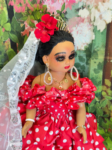 Gipsy doll,Gitana/Muñeca 18”