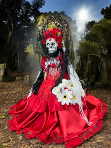 Catrina doll,Muñeca Día del Muerto/Santa Muerte /Doll