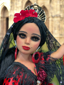 Gipsy ,doll,Gitana ,española ,Flamenco