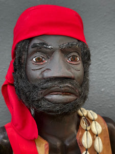 Congo Africano,Siete Rayos,Tallado En Madera