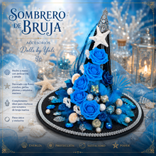 Load image into Gallery viewer, Sombrero Para Muñeca (Bruja )