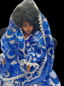 Vestido Exclusivo Para Muñeca. Yemaya