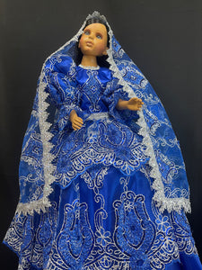 Vestido Exclusivo Para Muñeca. Yemaya