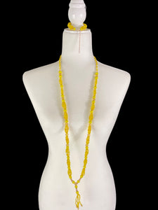 Set  ,Collar con Ilde  para Oshun